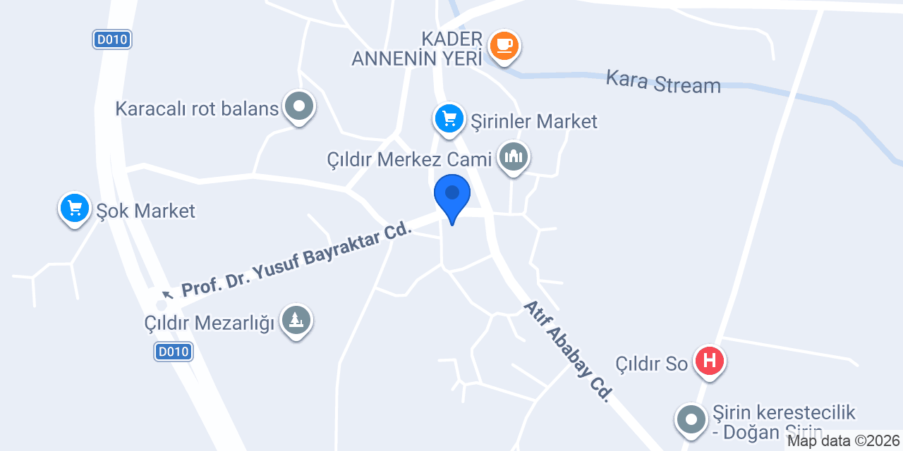 Çıldır Toplum Sağlığı Merkezi konumu