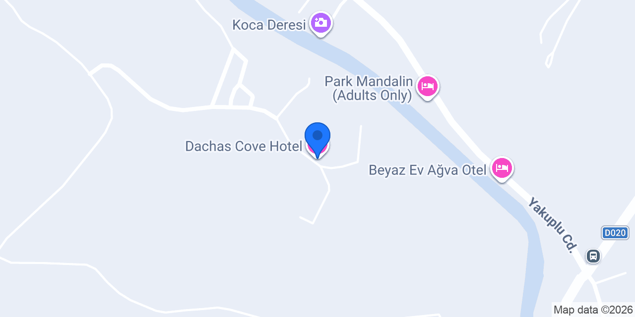 Dachas Cove Hotel konumu