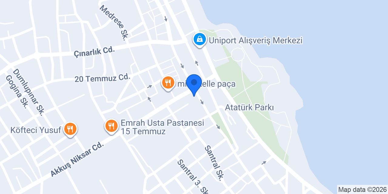 Yüzyıl Eczanesi konumu