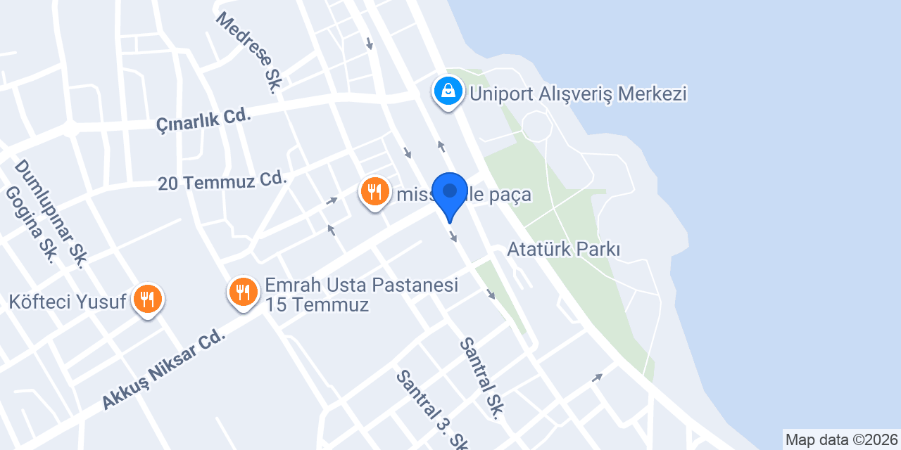 CANİK VETERİNER KLİNİĞİ konumu