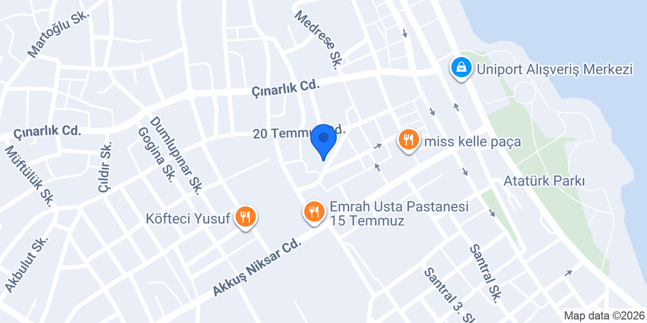 Çakıroğlu Eczanesi konumu