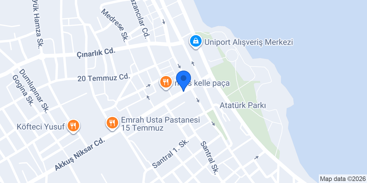 Ünye Yargı Akademi konumu