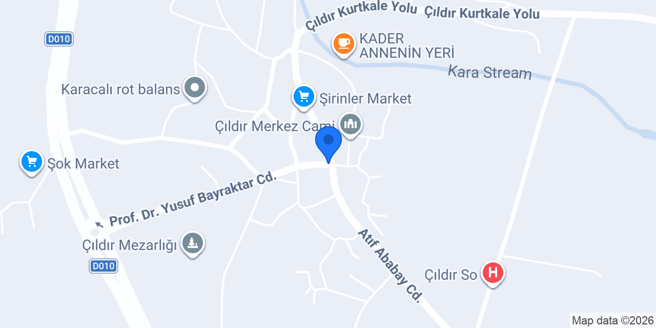 Çıldır Taksi konumu