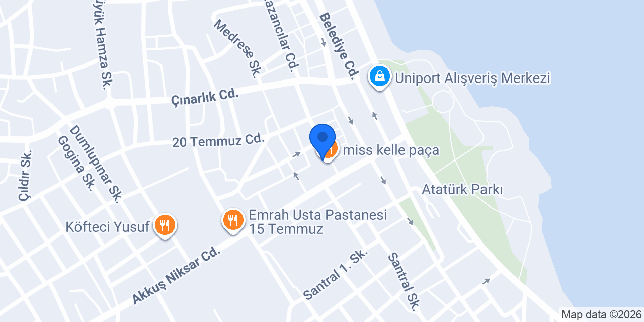 Serüven Kitabevi konumu