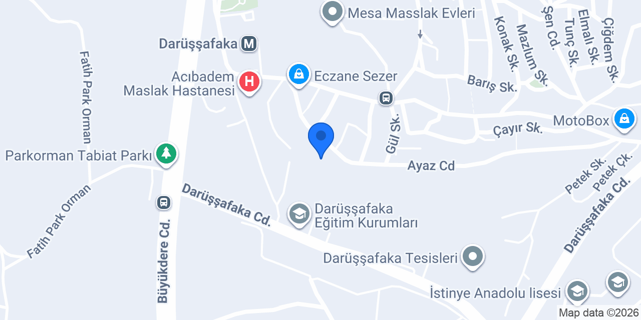LOTUSORİYUM konumu