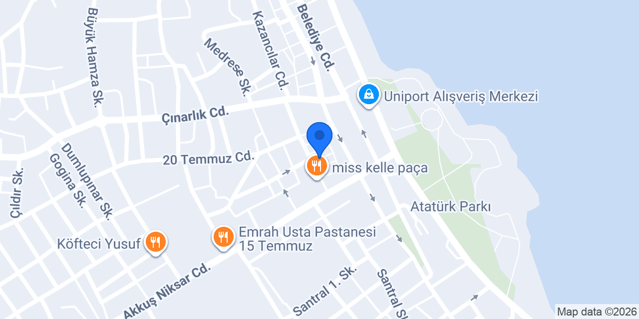 Turkuaz İlaçlama konumu
