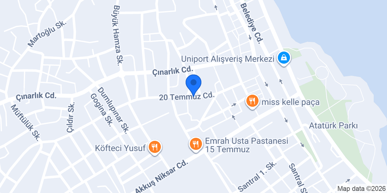 Genç Terzi2 konumu