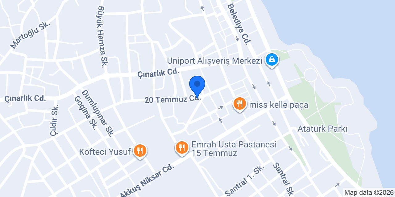 Tiyaloğlu Eczanesi konumu