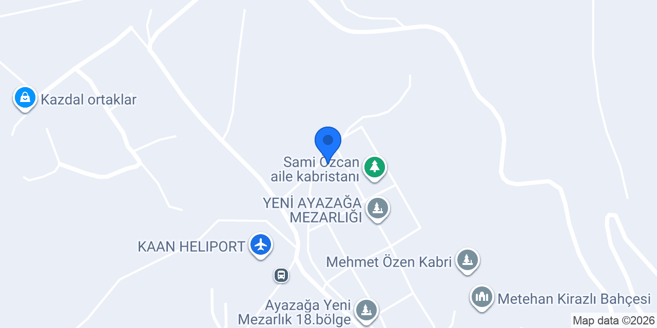 Zeliha ÇAVUR Kabristanı konumu