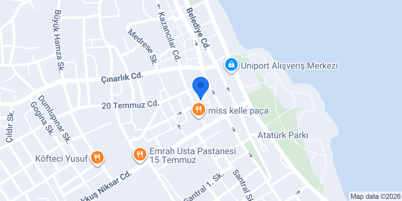 KUAFÖR PAKİZE konumu
