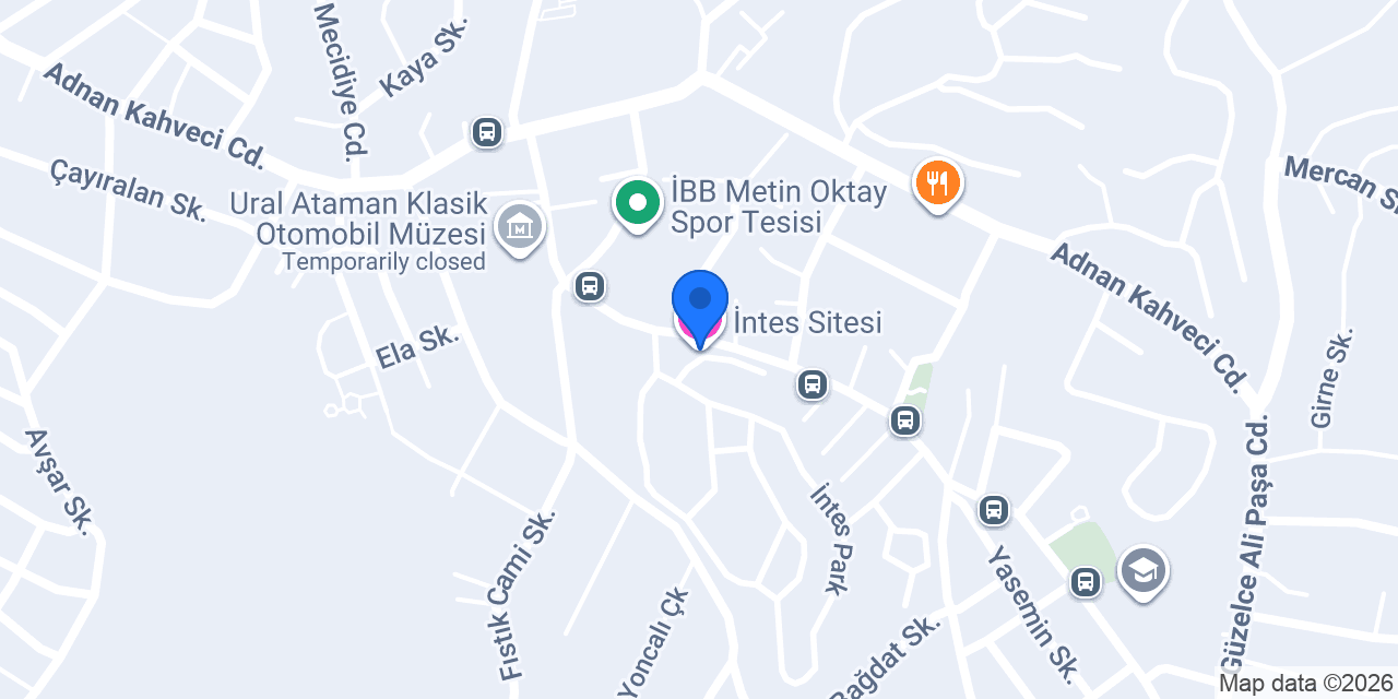 İntes Sitesi konumu