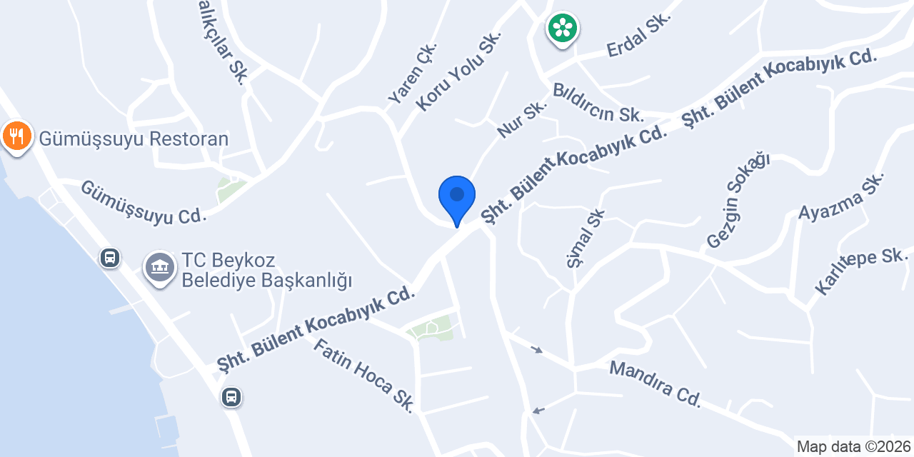 Gümüşsuyu Eczanesi konumu