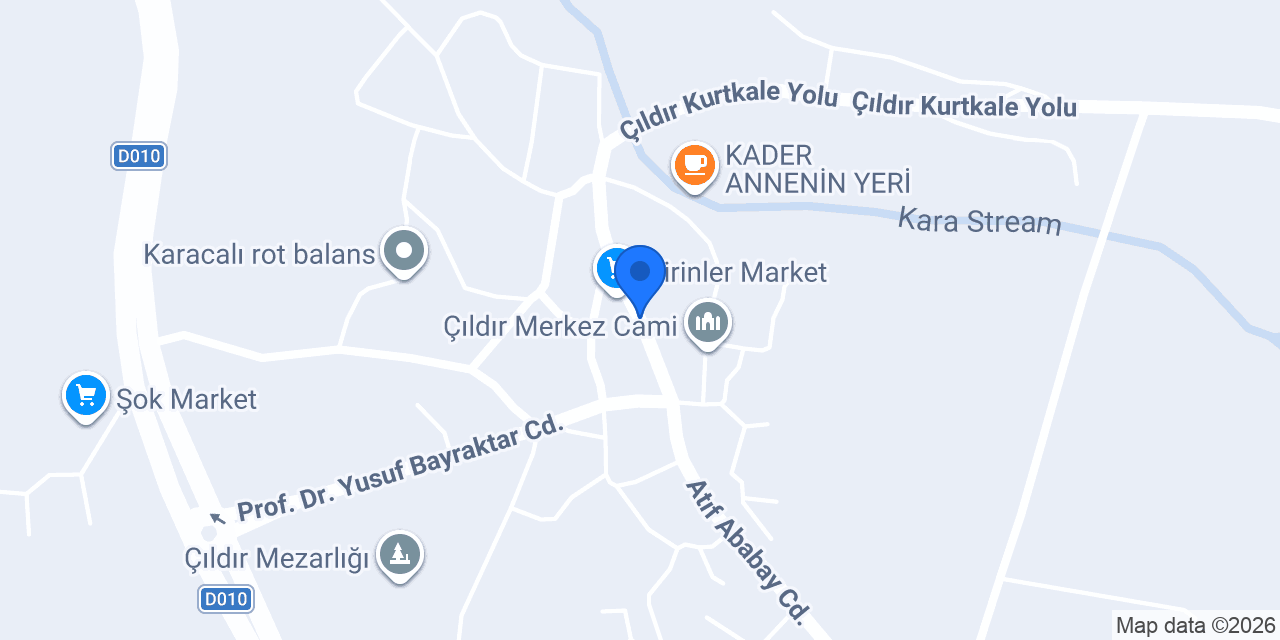 ÇILDIR TAKSİ AKIN KALACAY konumu