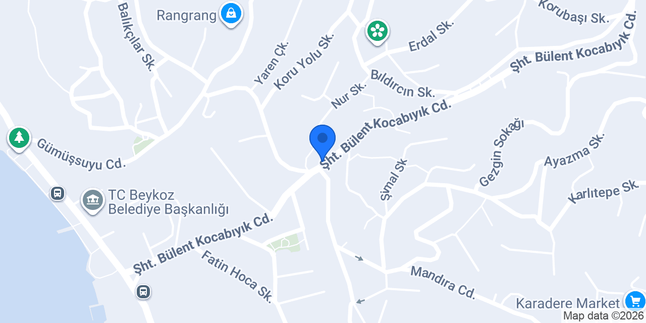 Büşra Pastanesi konumu