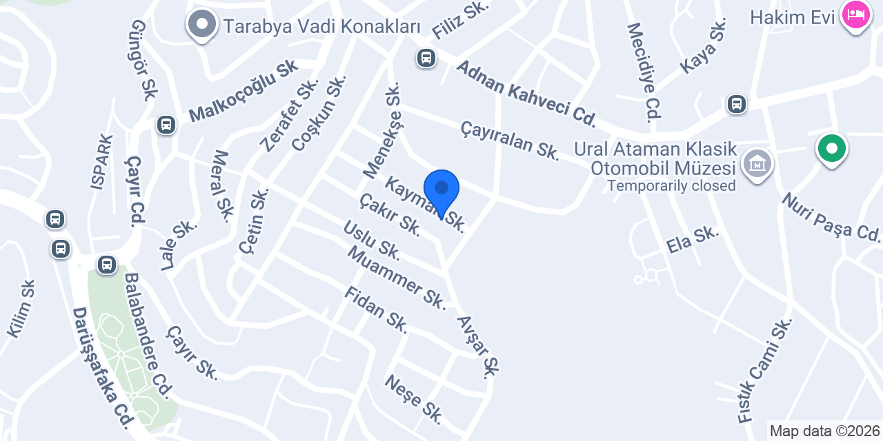 Artı Oto Kiralama konumu
