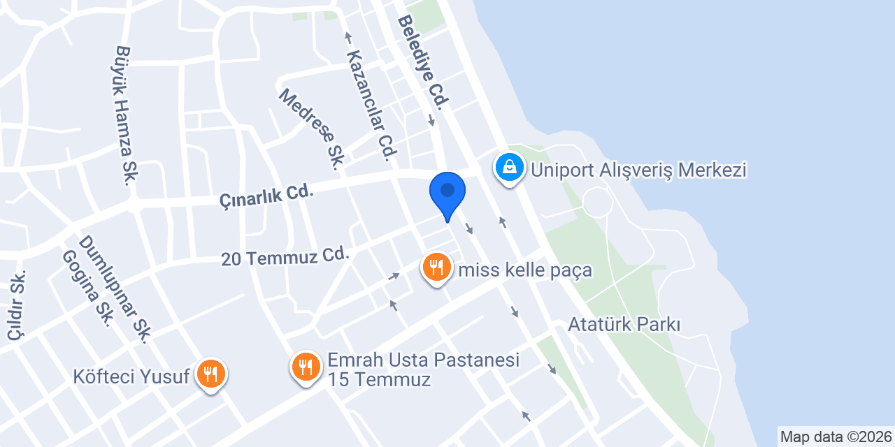 Uysal Ticaret konumu