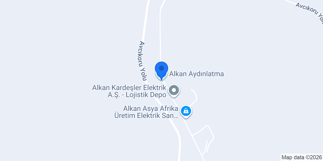 Alkan Aydınlatma konumu