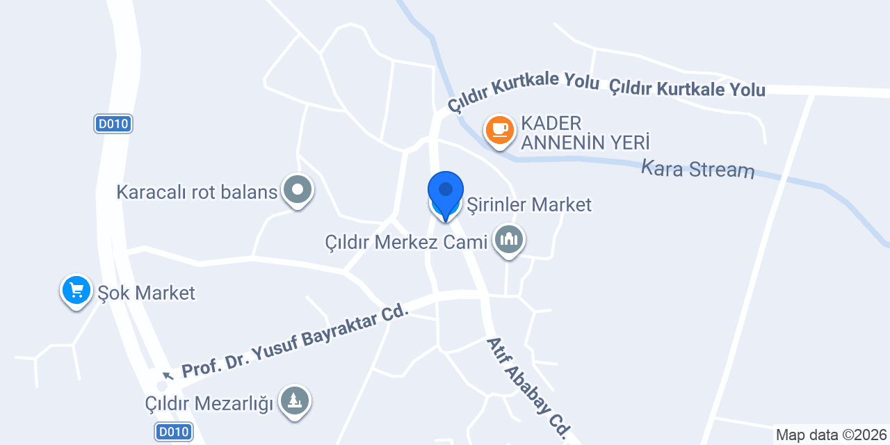Şirinler Market konumu
