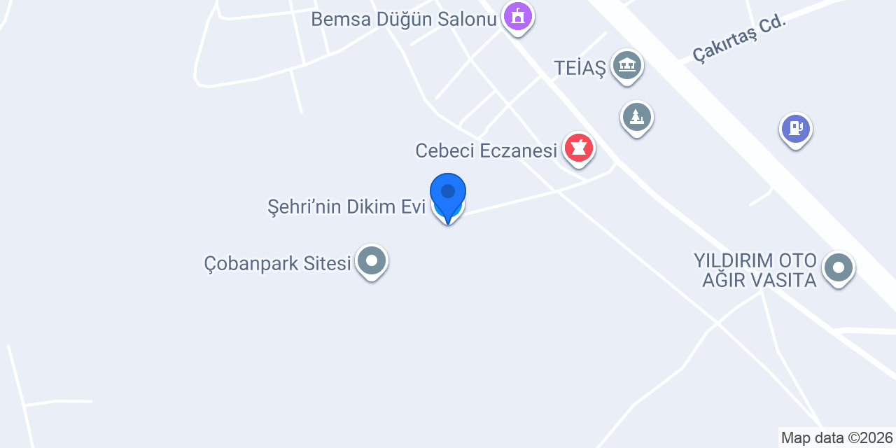 Şehri’nin Dikim Evi konumu