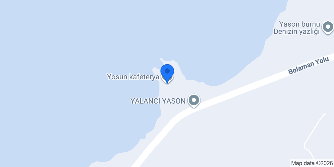 Yosun kafeterya konumu
