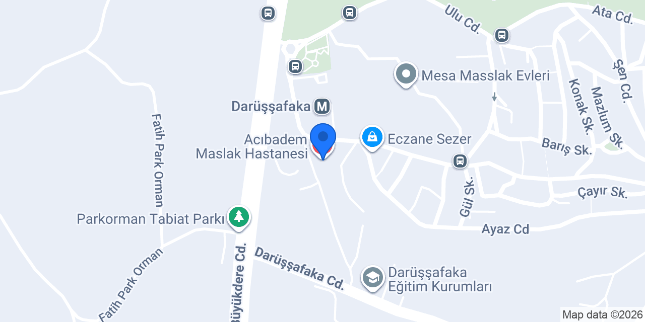 Op.Dr. Yener İnce konumu