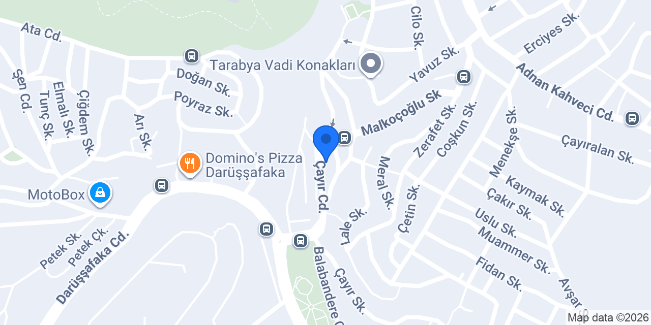 Çetin Oto Lastik konumu