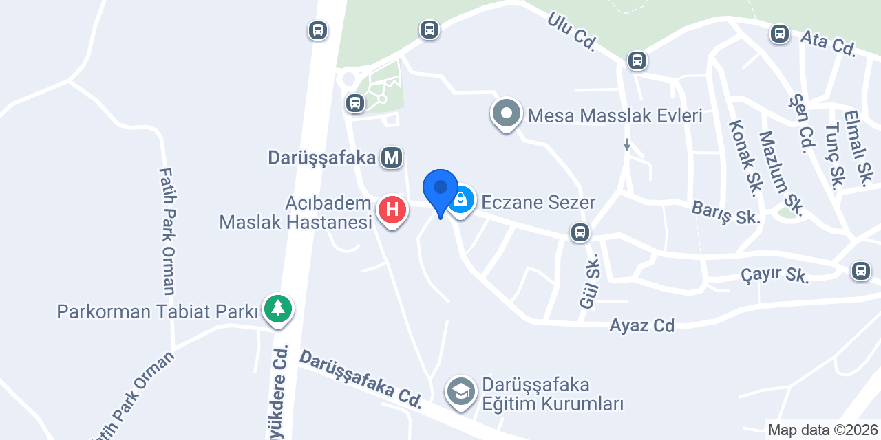 Maslak Cadde optik konumu