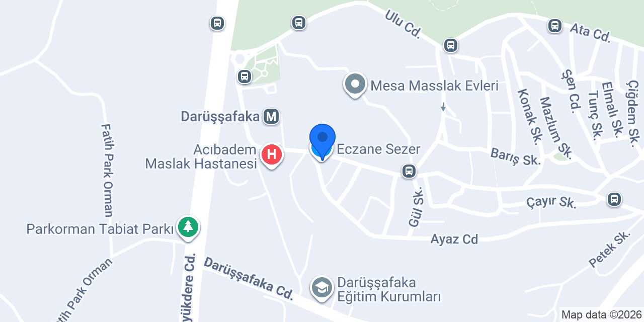 Eczane Sezer konumu