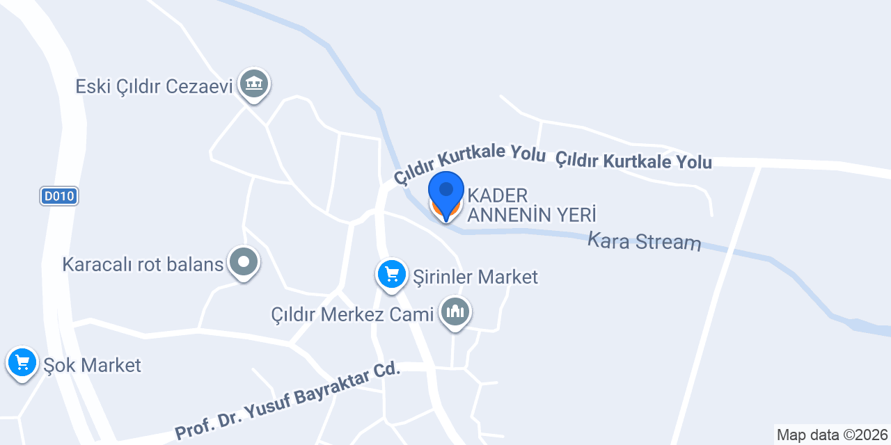KADER ANNENİN YERİ konumu