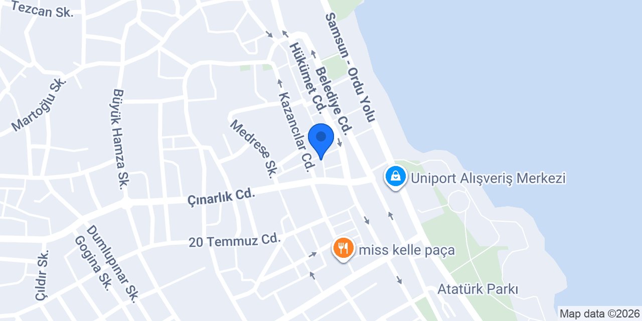 PAK OPTİK ÜNYE konumu