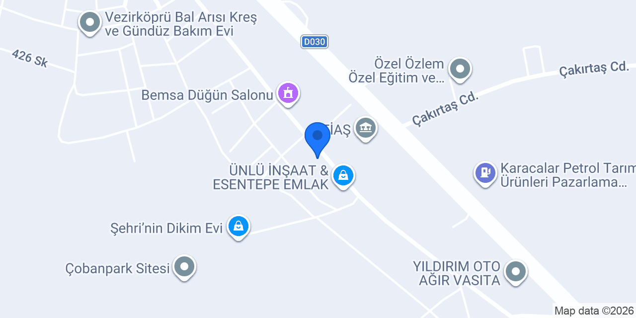 Kaçmaz inşaat konumu