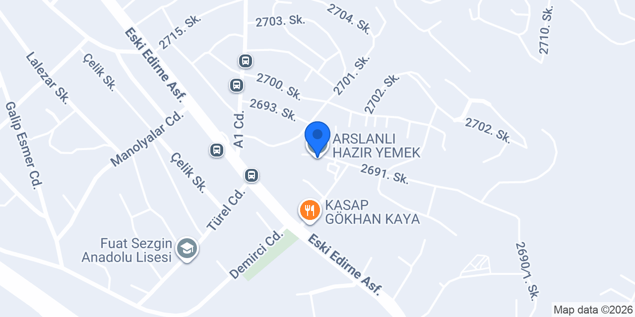 ARSLANLI HAZIR YEMEK konumu