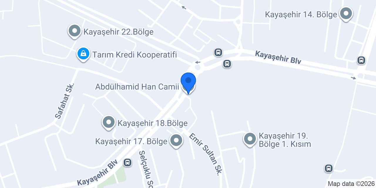 Abdülhamid Han Camii konumu