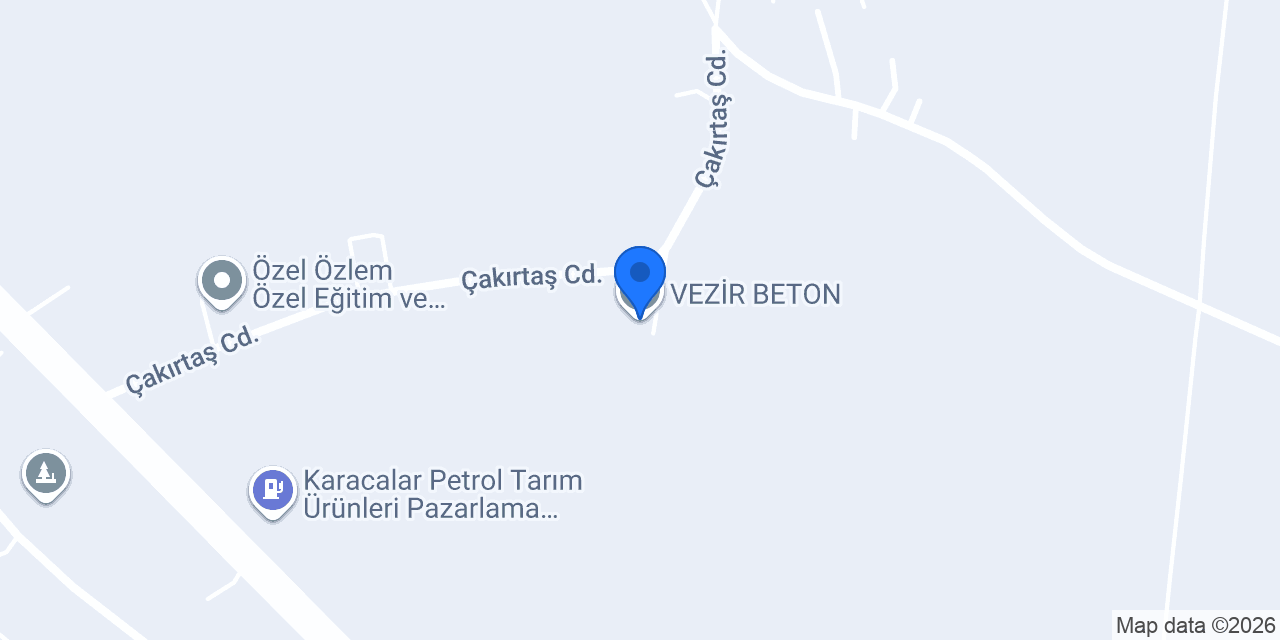 VEZİR BETON konumu