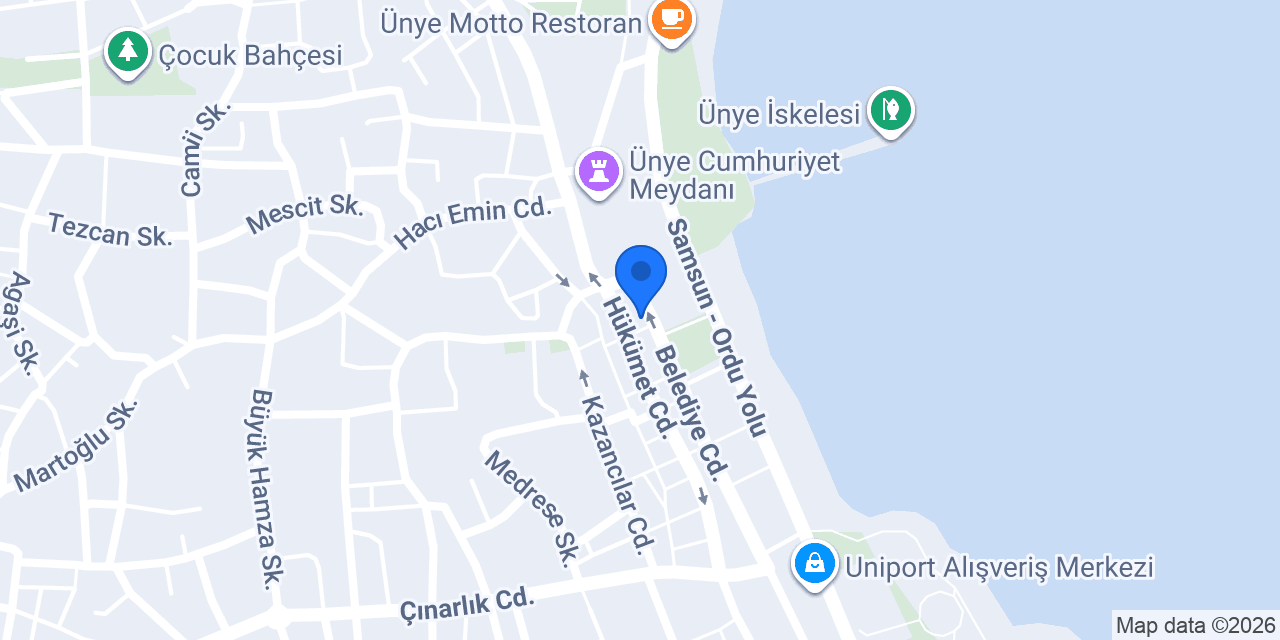 Domino's Pizza Ünye konumu