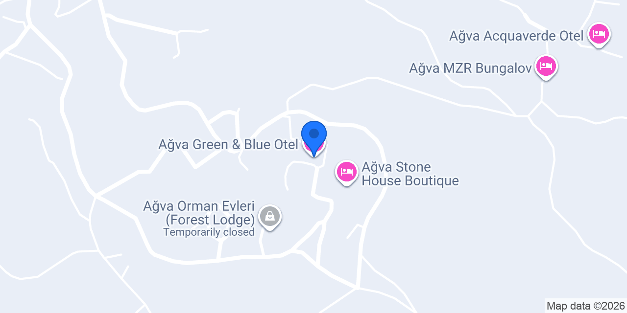 Ağva Green & Blue Otel konumu