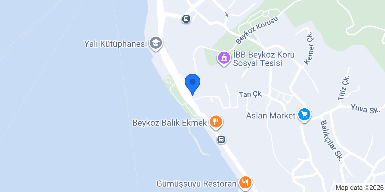 Hünkar Cafe konumu