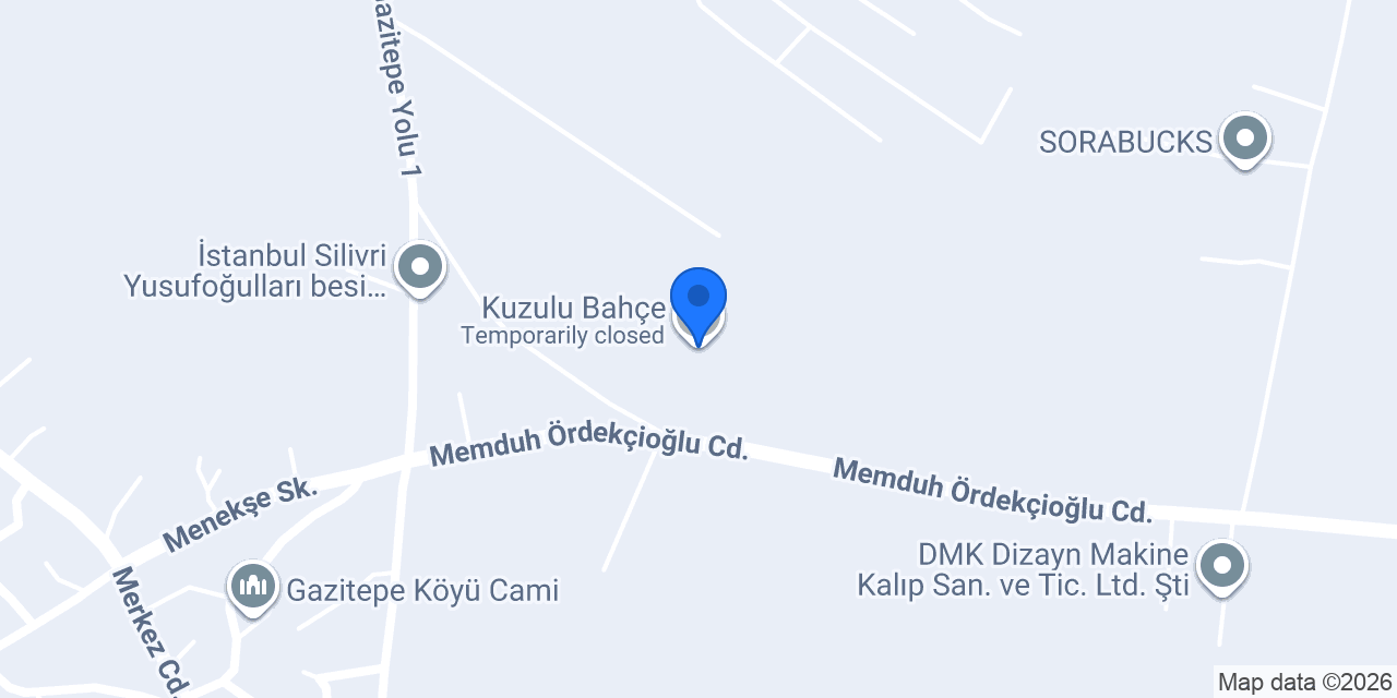 Kuzulu Bahçe konumu