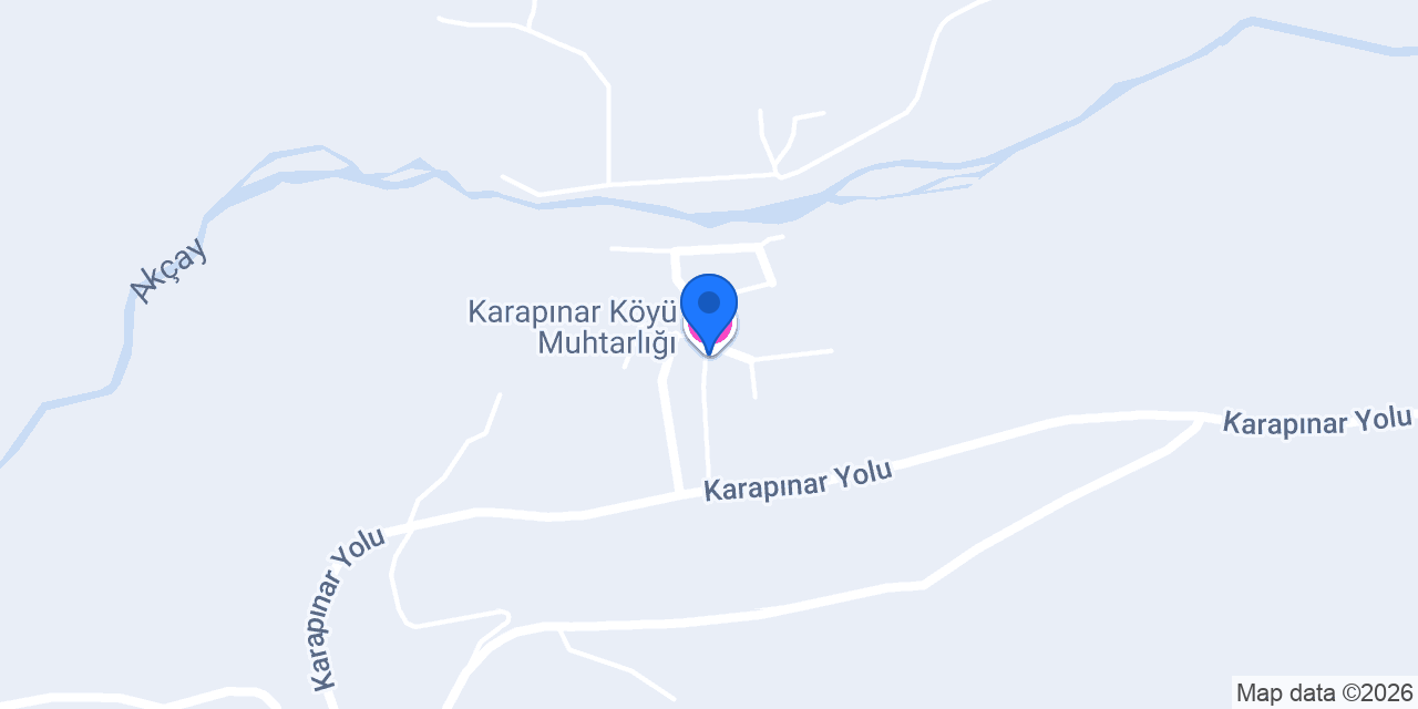 Karapınar Köyü Muhtarlığı konumu