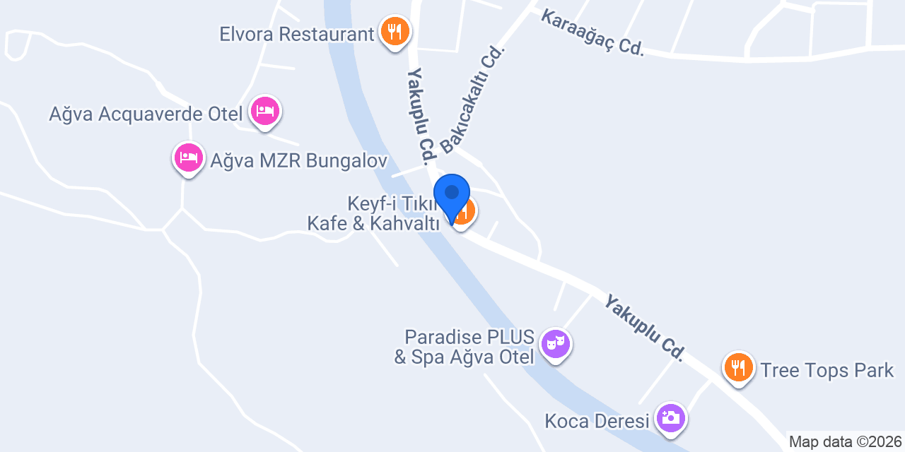 Ağva Kendine Has Cafe & Kahvaltı & Restaurant konumu