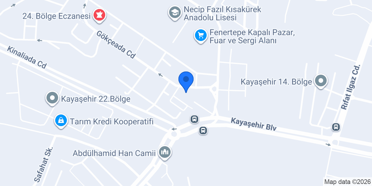 Kayaşehir Tesisat Temir Usta konumu
