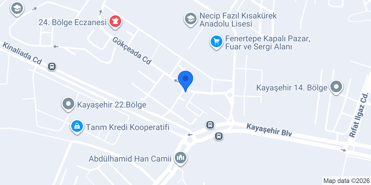 Papatya eczanesi konumu