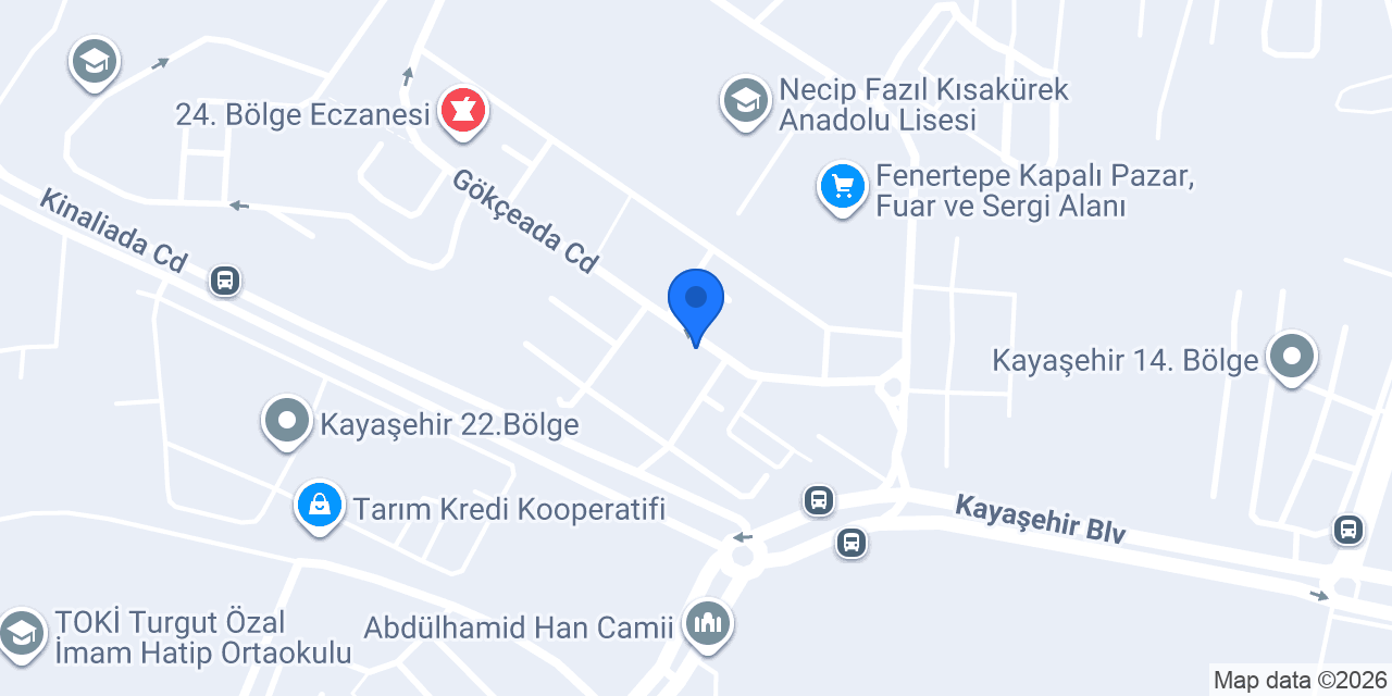 Pasaport Pizza Kayaşehir konumu