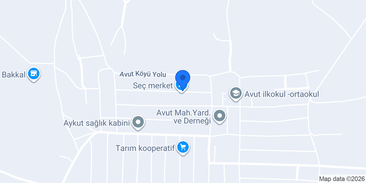 Avut Köyü Muhtarlığı konumu