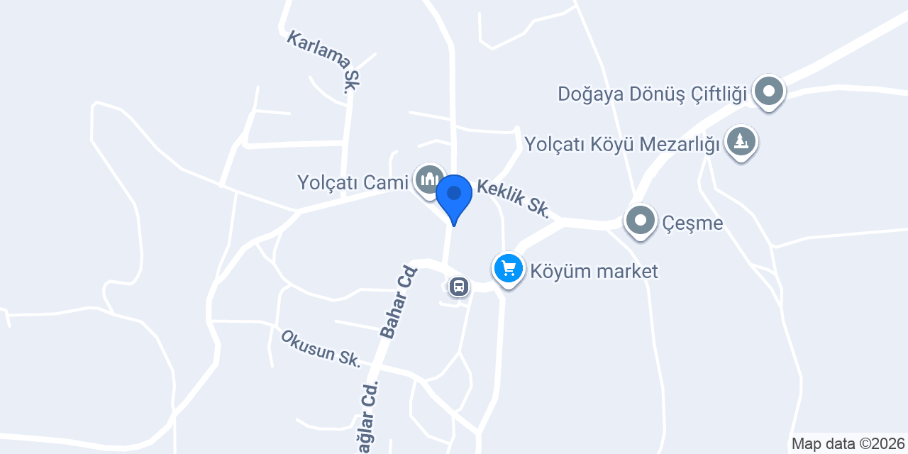 Yolçatı İlkokulu konumu