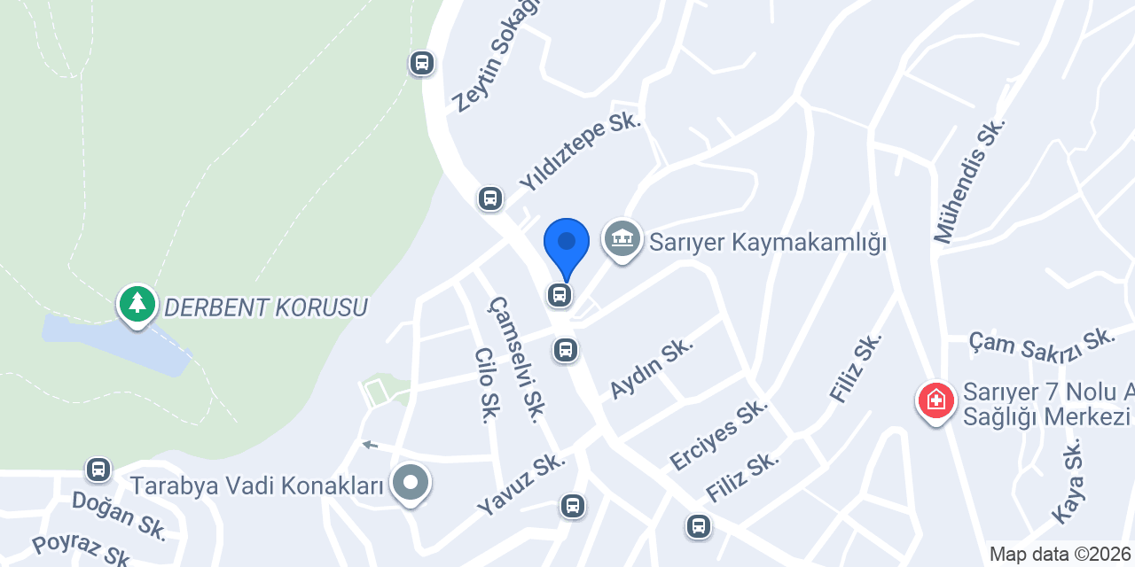 Özel Tarabya Tıp Merkezi konumu
