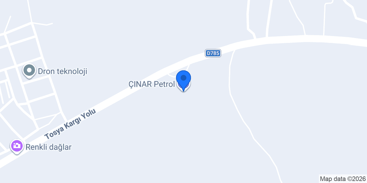ÇINAR Petrol konumu