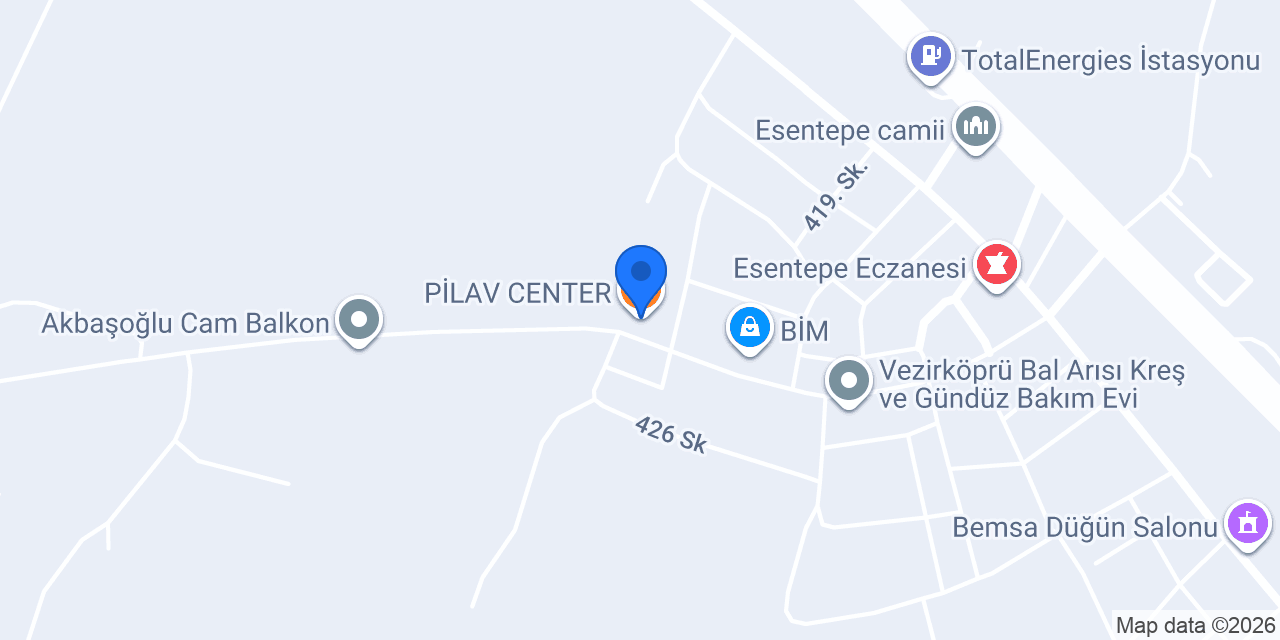 PİLAV CENTER konumu