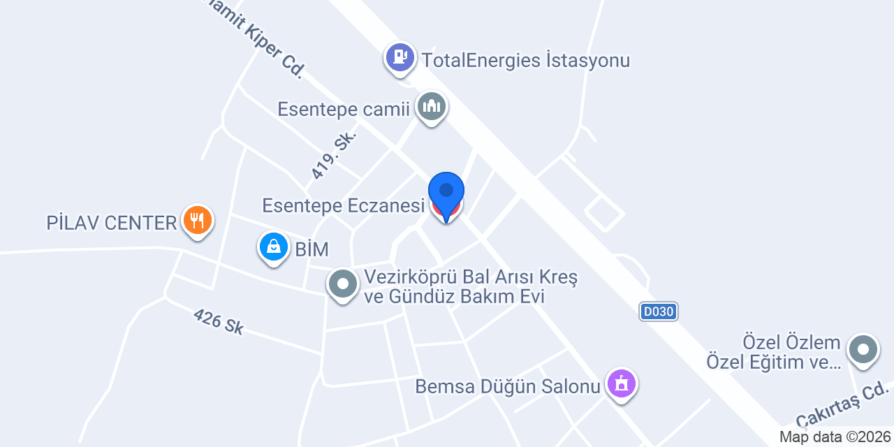 Esentepe Eczanesi konumu