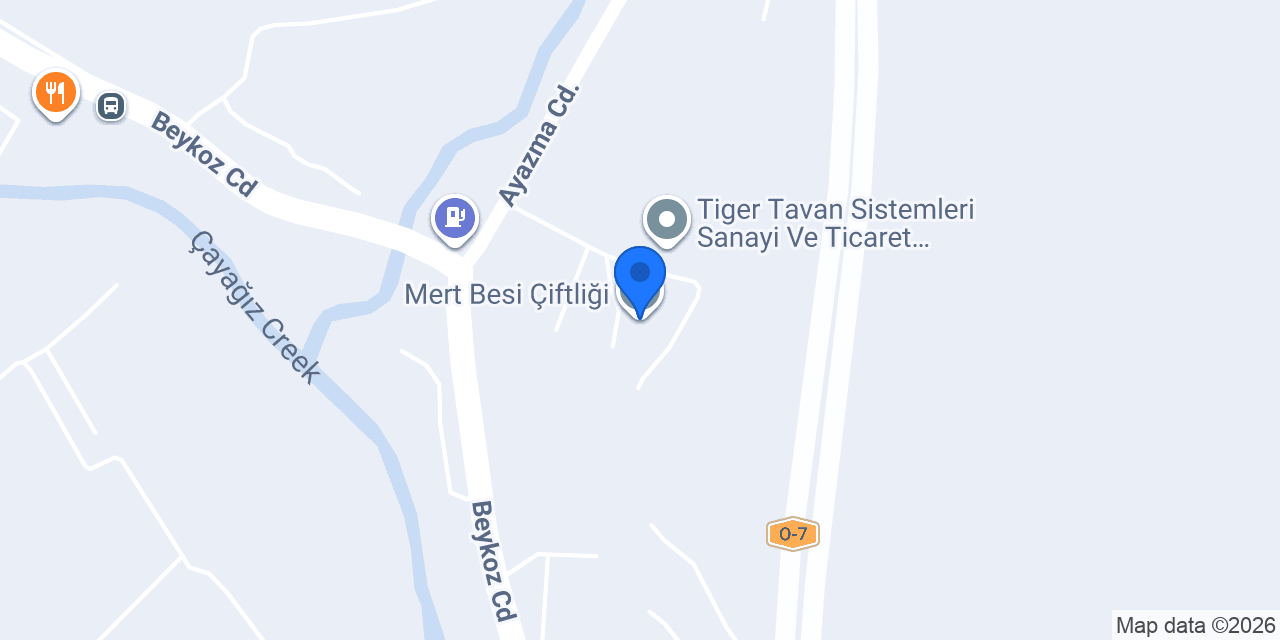 Mert Besi Çiftliği konumu